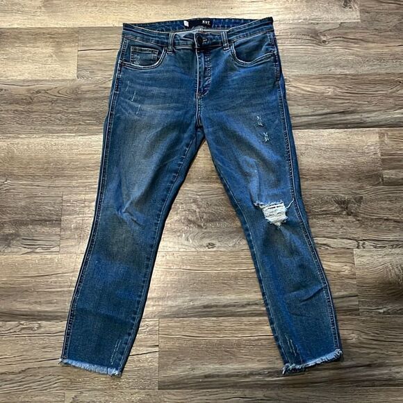 Kut from the Kloth Connie High Rise Crop Jeans Size 6 - Picture 1 of 4